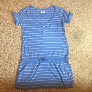 Aerie Swimsuit Cover-up Blue stripe Size Small